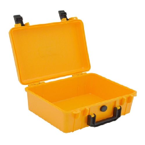 Draagbare Plastic Box Multifunctionele Koffer Multifunctionele Bescherming Opslag Tool Hardware Apparatuur Veiligheid Toolbox: yellow empty