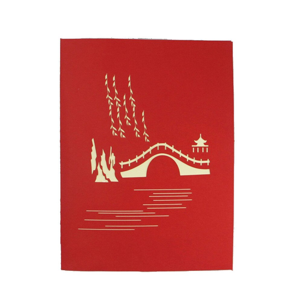 Newest creativity Paper 3D Pop Up Cards Valentine Lover Happy Birthday Anniversary Greeting Cards Postcards Card