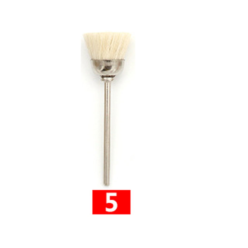2,35mm, , 1 Uds., Mini cepillo de alambre, taza de rueda, juego de cepillos de alambre de acero y latón, vástago para herramientas rotativas eléctricas Dremel, amortiguador de pulido