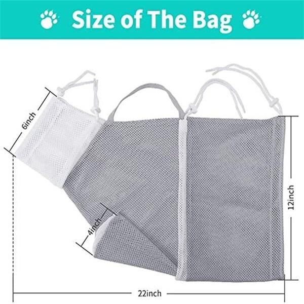 Mesh Kat Grooming Bad Tas Multifunctionele Grooming Bad Zak Huisdier Nail Trimmen Zakken Geen Krassen Bite Terughoudendheid Nail snijden