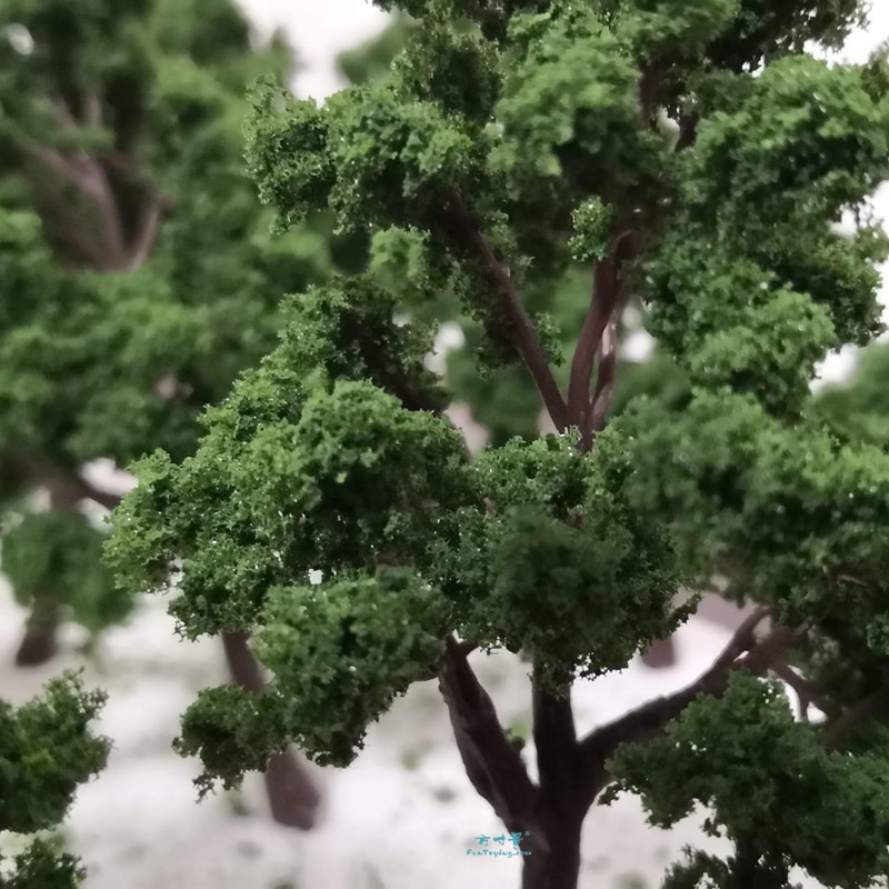 2Pcs 1/87 Ho Scale Model(fruit)trees Tall in 110mm with 18mm Pin Landscape Model Train Railway Layout Scenerydiyminiature Model