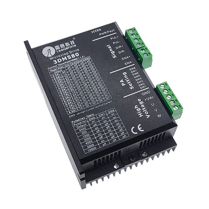 3DM580 stepper motor driver Leadshine 3phase match stepper motor nema57 86 18-50VDC