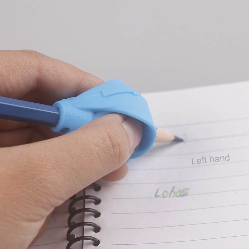 7 unids/set niños lápiz para escribir sostenedor de la pluma de aprendizaje practica lapicera de silicona ayuda agarre dispositivo para corregir postura para los estudiantes