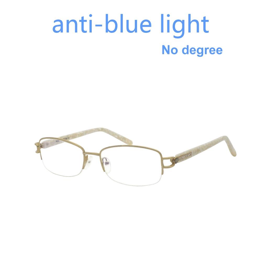 Anti-blue Light Glasses Frames Prescription Optical Eyewear Frame Woman Computer Spectacles Clear Myopia Glasses Oculos MA B5001: C1A white