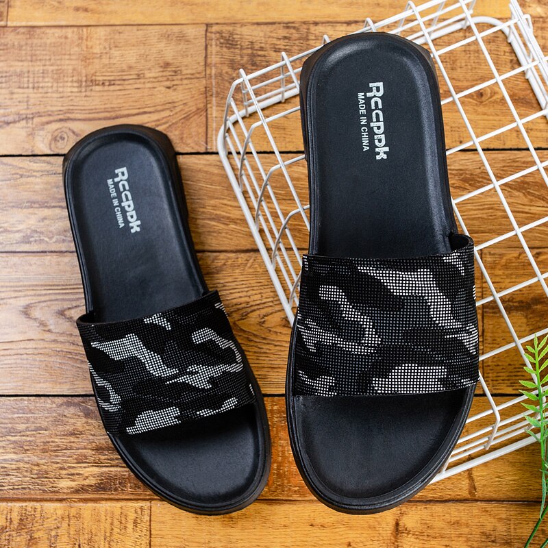 Sommerhus hjemmesko mænd camouflage indendørs mænd hjemmesko komfortable mænd hotel hjemmesko mærke herre værelse sko