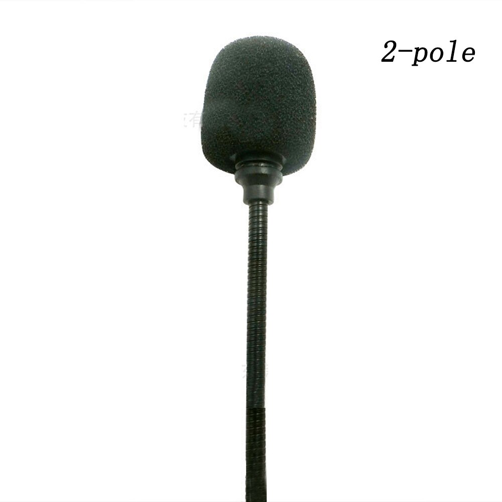 Bærbar 3.5mm wired stereo studio gaming headset mic mini hd stemme mono mikrofon til mobiltelefon laptop optager: 2
