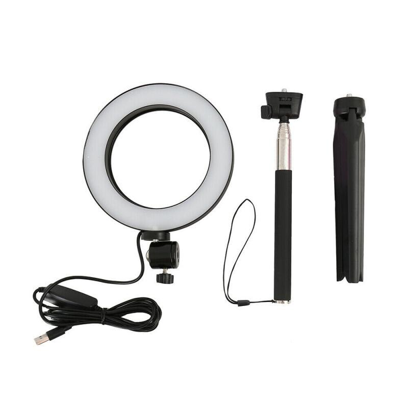 16/20 Cm Led Ring Licht 10 Model Dimbare Selfie Lamp Met Statief Fotografie Camera Telefoon Licht voor Make Video Live