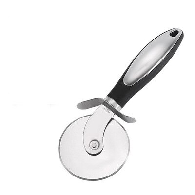 8 Inch Pizza Pan Pizza Cutter Non-Stick Pizza Plate Set DIY Bakeware Carbon Steel Tray Mold Baking Tool Kitchen Baking Mould Pan: B