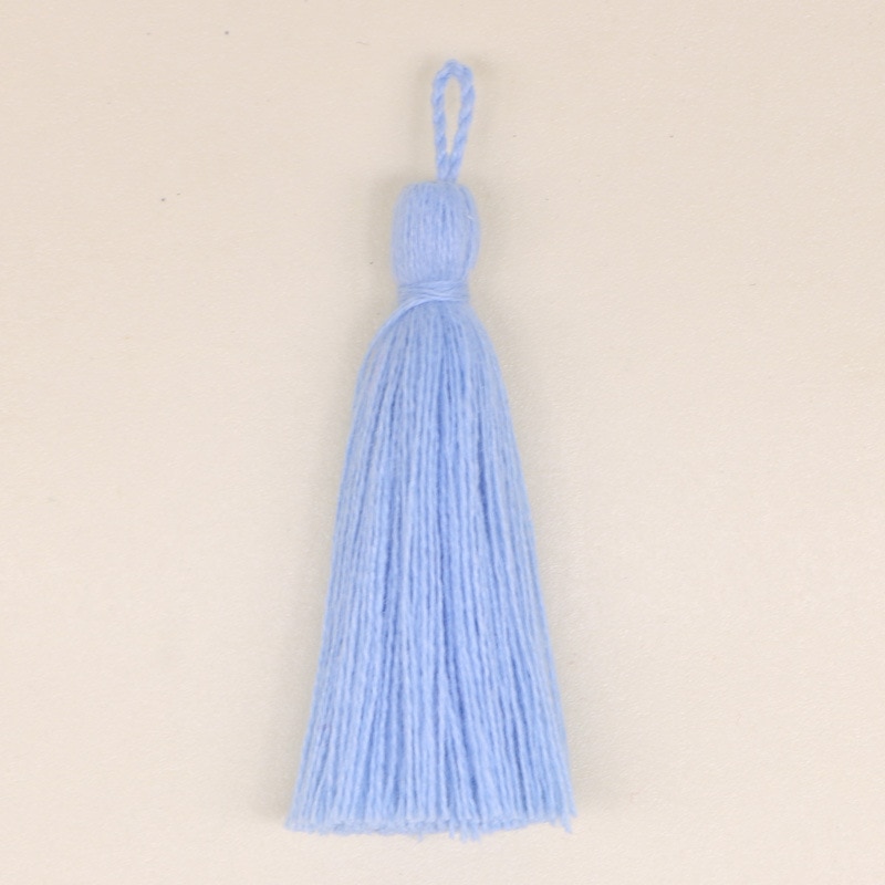 10PCS Mini Pure Cotton Colorful Tassels DIY Pendant Jewelry Curtain Garments Decorative Accessories Key Chain Handbag Pendants