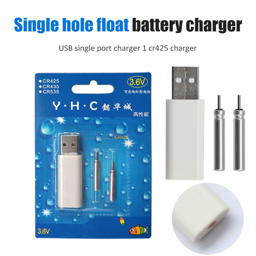 Elektrische Visdobbers Oplaadbare CR425 Batterij Vissen Boei Tackles Voor Led Vissen Boei Visgerei Accessoires