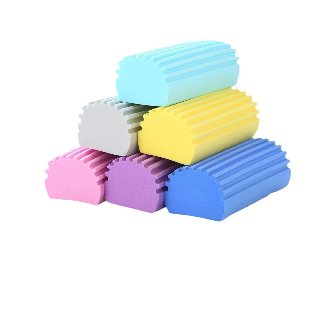 Éponges de nettoyage de poussière magiques, éponge PVA, plumeau humide et propre pour stores, verre, plinthes, radiateurs, rainures de rail de fenêtre