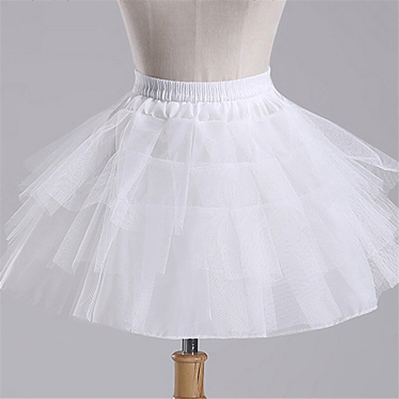 Children Petticoats for Formal/Flower Girl Dress Hoopless Short Crinoline Little Girls/Kids/Child Underskirt