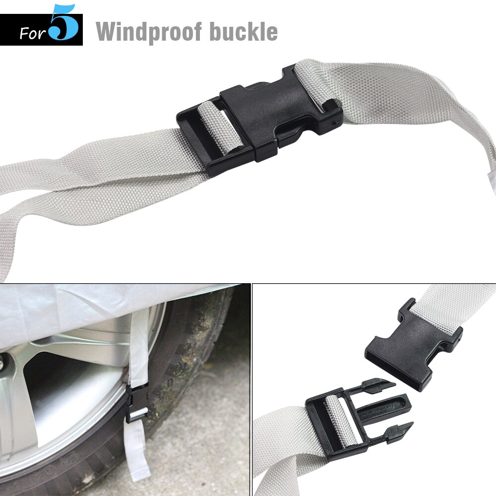 Buildreamen2 Car Cover Sun Snow Rain Dust Protection Cover Waterproof For Ford Everest Expedition Edge Galaxy Windstar Freestar