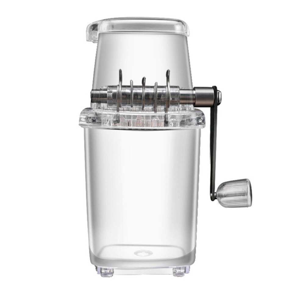 Small Household Ice Crusher Manual Ice Crusher Mini Shaved Ice Machine Manual Snow Cone Smoothie Machine Crusher