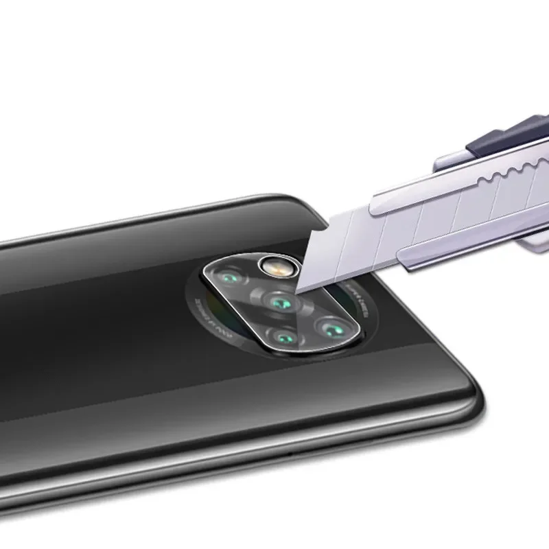 3 Stück für Xiaomi Mi PocoF2Profi PocoX3 Displayschutzfolien Kameraobjektiv Glasfolie auf Xiaomi Mi PocoX2 PocoM2Profi Hinweis 10 Profi Poco X3 X