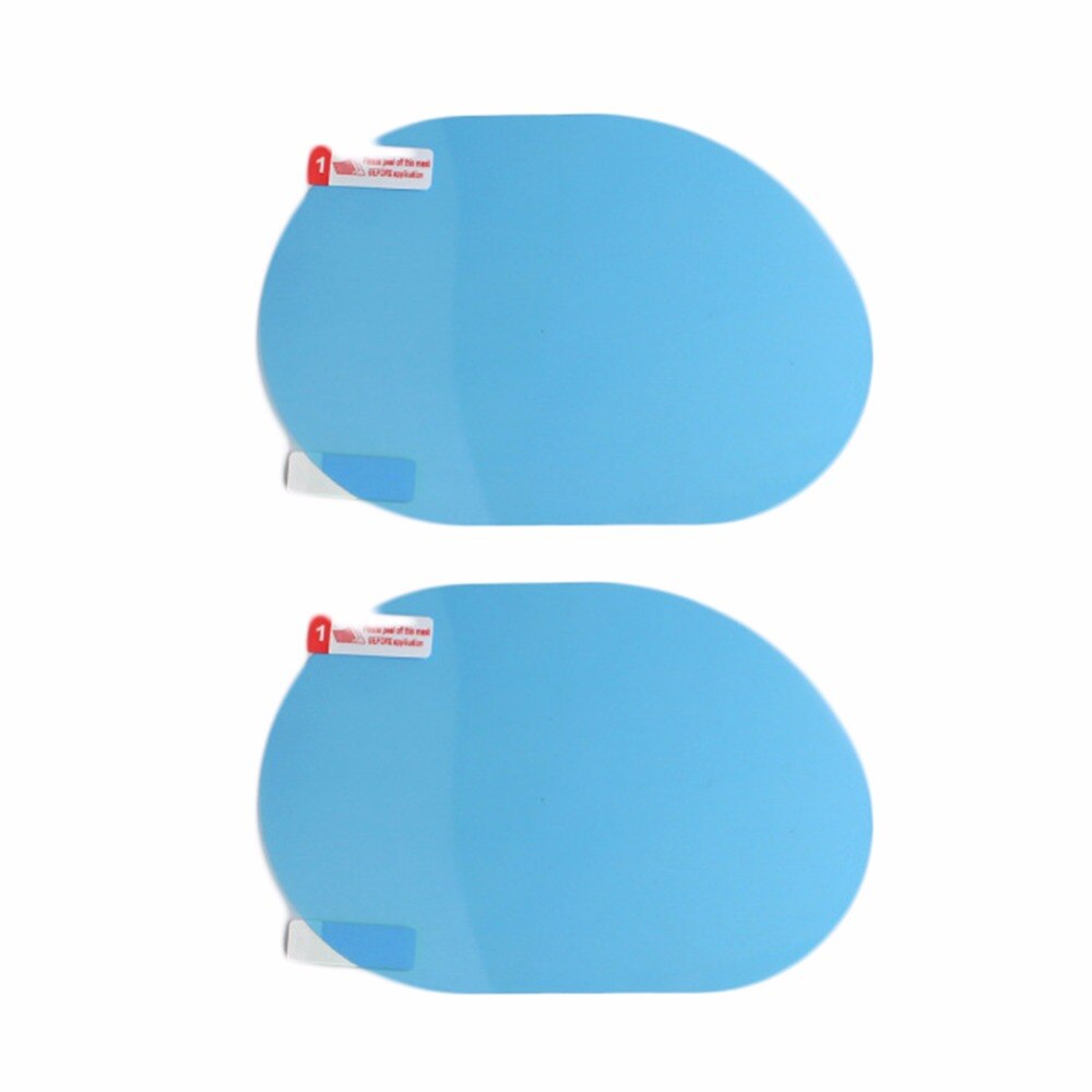 2 stuks 14.5 x 10cm auto anti-condens regenbestendige achteruitkijkspiegel raambeschermfolie nano coating