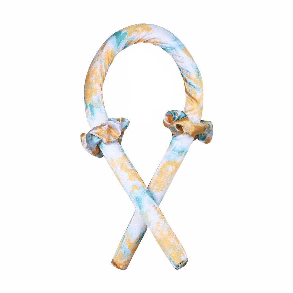 Heatless Curling Rod Headband No Heat Curls Ribbon Hair Roller Soft Shiny Spiral Wave Hair Curlers Sleeping Hairdresser Tool: 19