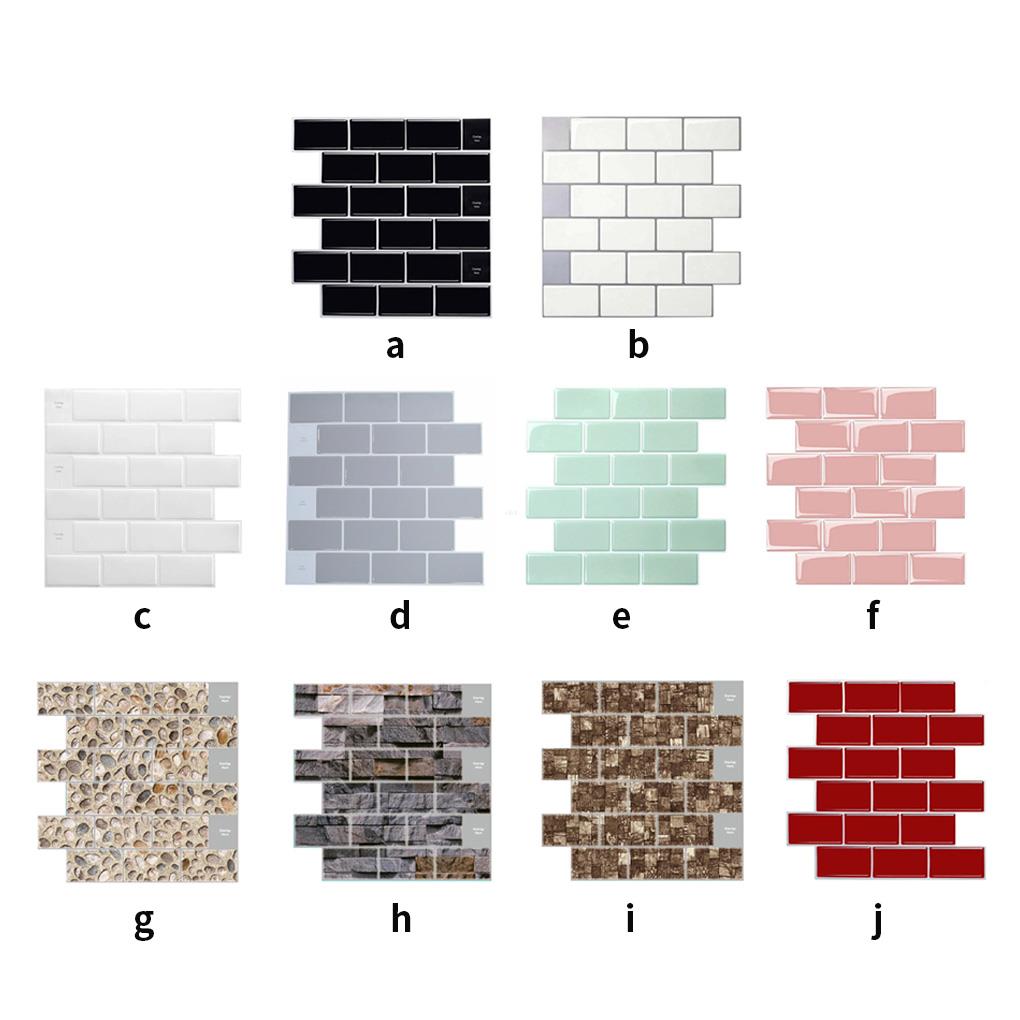 Ściana kafelkowa naklejka 3D cegła plastikowa tapeta samoprzylepna DIY Dom ścienna dekoracyjna naklejka salon DIY tło