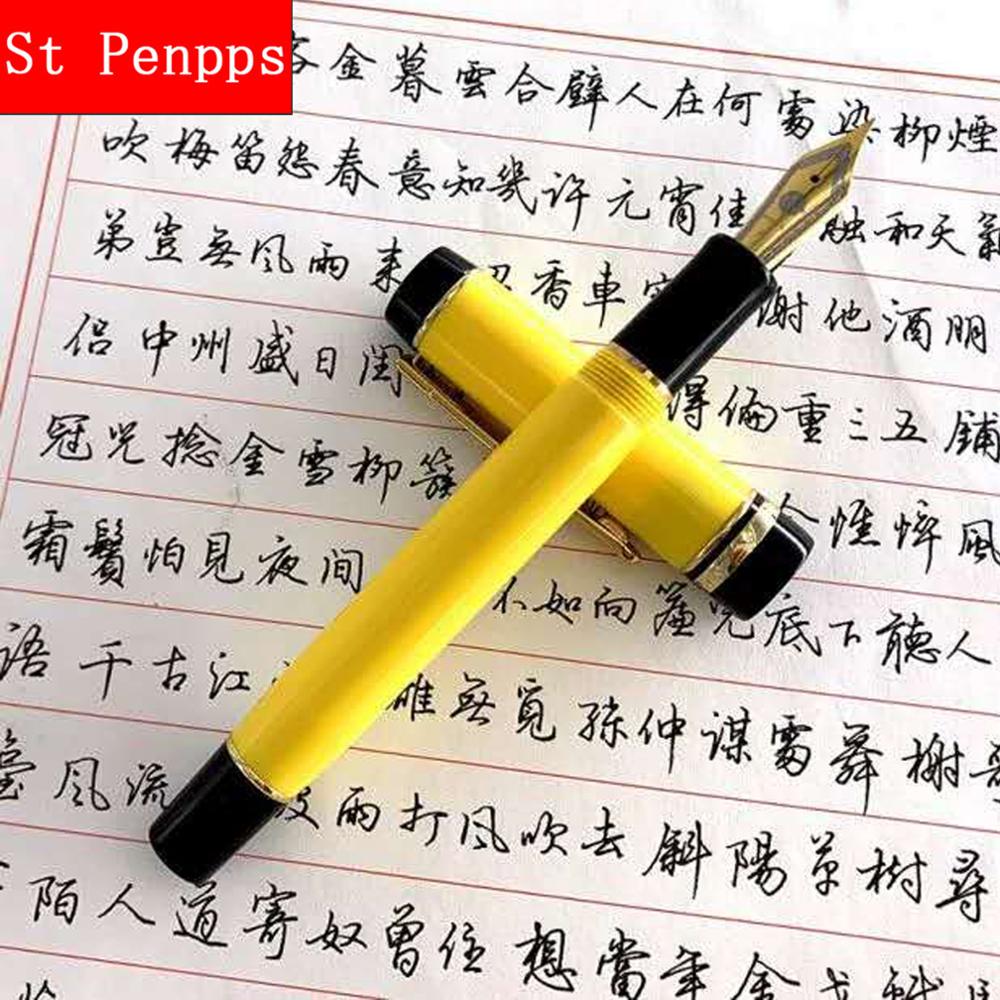 HERO Wing Sung 670 pluma estilográfica de resina tinta pluma convertidor relleno EF/F/M Nib opcional papelería oficina escuela suministros escritura