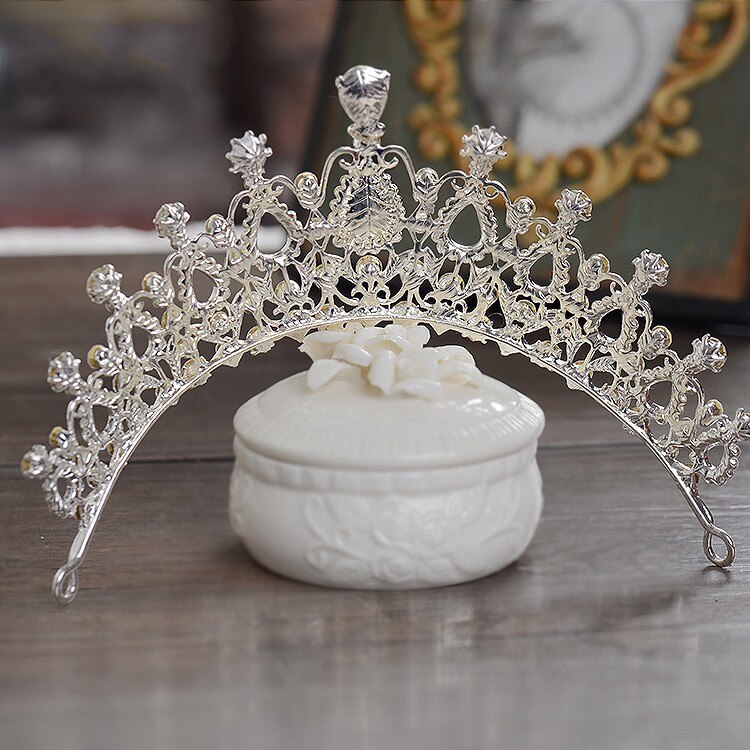 Crystal Wedding Bridal Sieraden Sets Vrouwen Tiara Kronen Bruid Earring Ketting Bruiloft Sieraden Accessoires