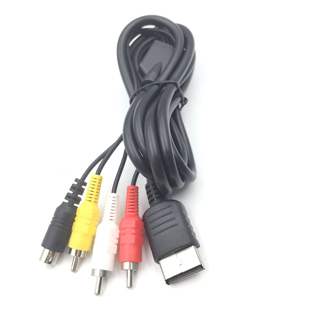 S-Video AV Cable for Sega Dreamcast System Connection Kit AC Adapter Power Cord AV Cable AV Cable For XBOX: Default Title
