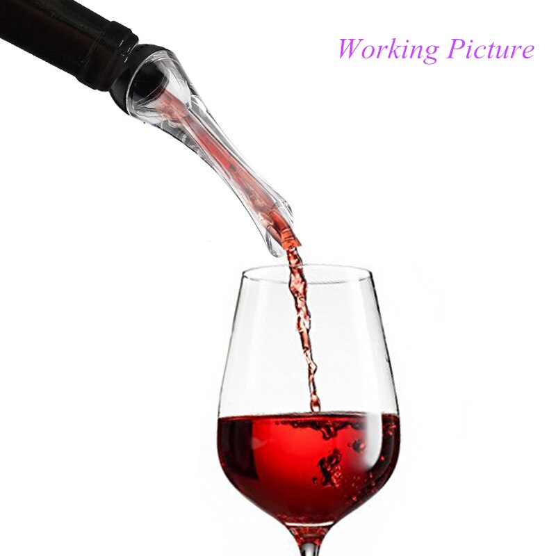 Portable Fast Red Wine Pourer Decanter Acrylic Wine Pourers Quickly Decanter Sets,Beautiful Package Best for frien