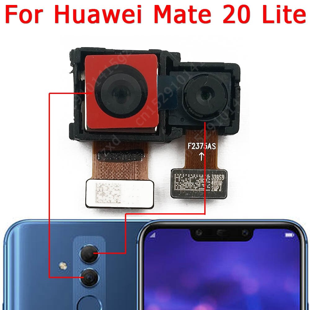 Original Rear Front Camera For Huawei Mate 20 Pro Mate20 Lite X 20X Facing Frontal Back Selfie Flex Camera Module Spare Parts: Mate20Lite Back