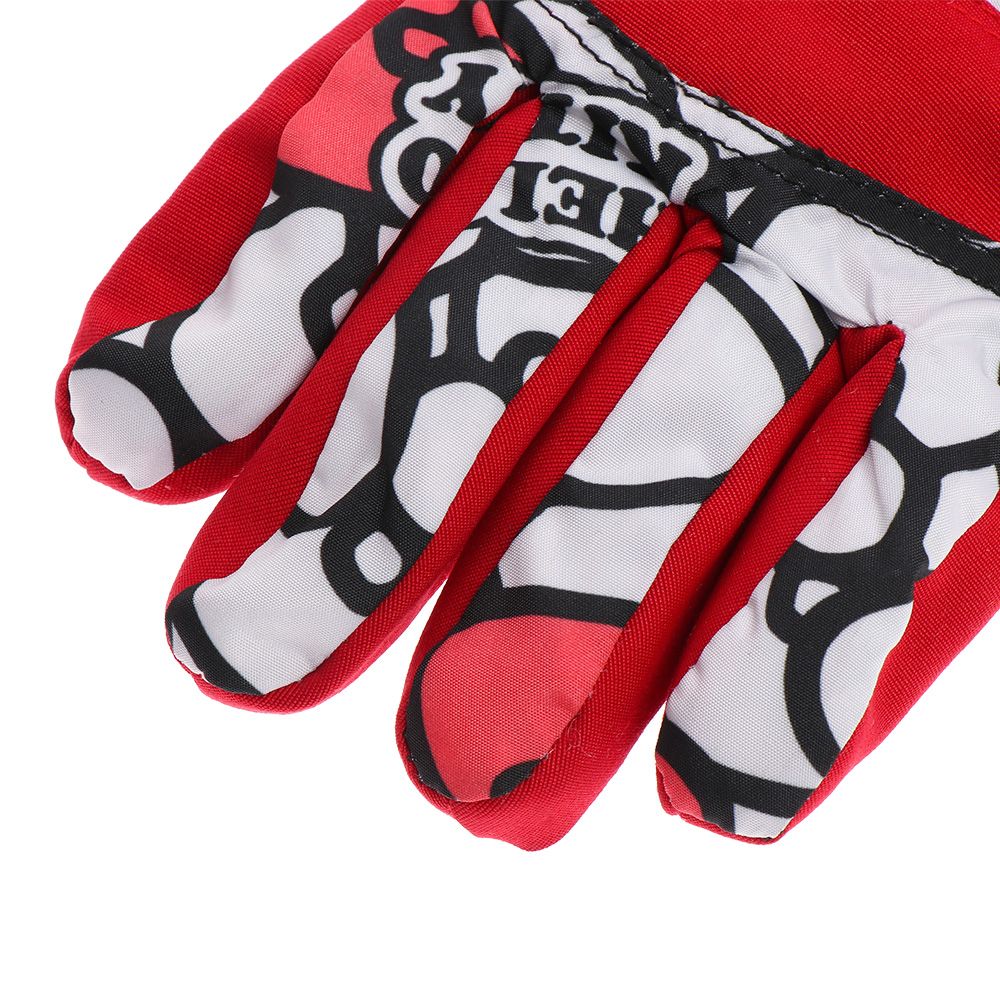 Winter Must Thicken Warm Windproof Waterproof Children Ski Gloves Snow Snowboard Outdoor Riding Long-sleeved Mitten