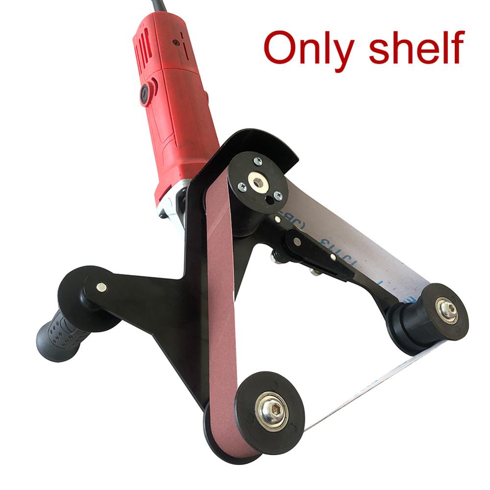 Polijsten Tool Beugel Bandschuurmachine Attachment Schuren Ondersteuning Angle Grinder Pijp Buis Accessoires Aluminiumlegering Professionele