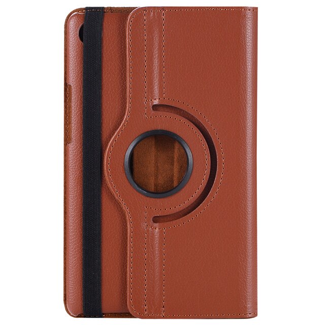 2017 nowy 360 obracanie Folio PU skórzane etui do Samsung Galaxy Tab 2 7.0 GT-P3100 GT-P3110 GT-P3113 inteligentny tablet Case + film + długopis: brown