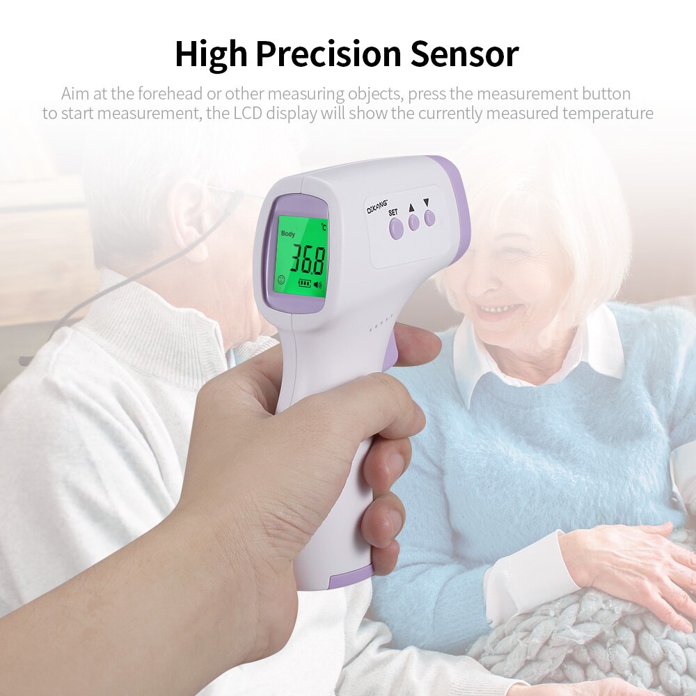 Infrared Thermometer Non-contact Forehead Thermometer Digital Thermometer Handheld Portable High Precision Ear Body Thermometer