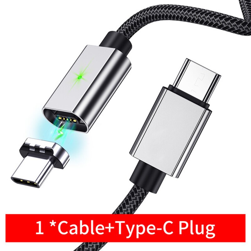 Kabel magnetyczny Suntaiho100W typ C robić kabla typu C robić szybkiego ładowania Huawei P40 PD dla MacBook zawodowiec przełącznik Nintendo szybki kabel USB: kabel i TypeC wtyczka / 1.5 m