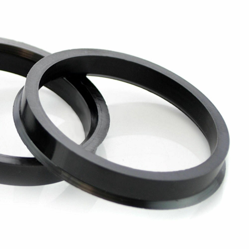 Tapacubos de coche céntricos, anillos de espita para Range Rover BMW VW Transporter T5 T6 T28 T32, accesorios para coche, 4 Uds., anillos de cubo de rueda