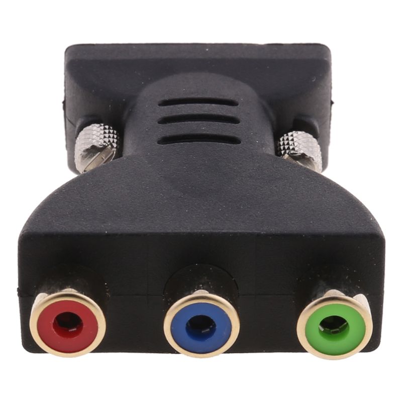 Vga Naar Av Adapter Vga Naar 3RCA Plug Converter Component Video Jack Connector Voor Dvd Tv Projector High Definition Apparaten