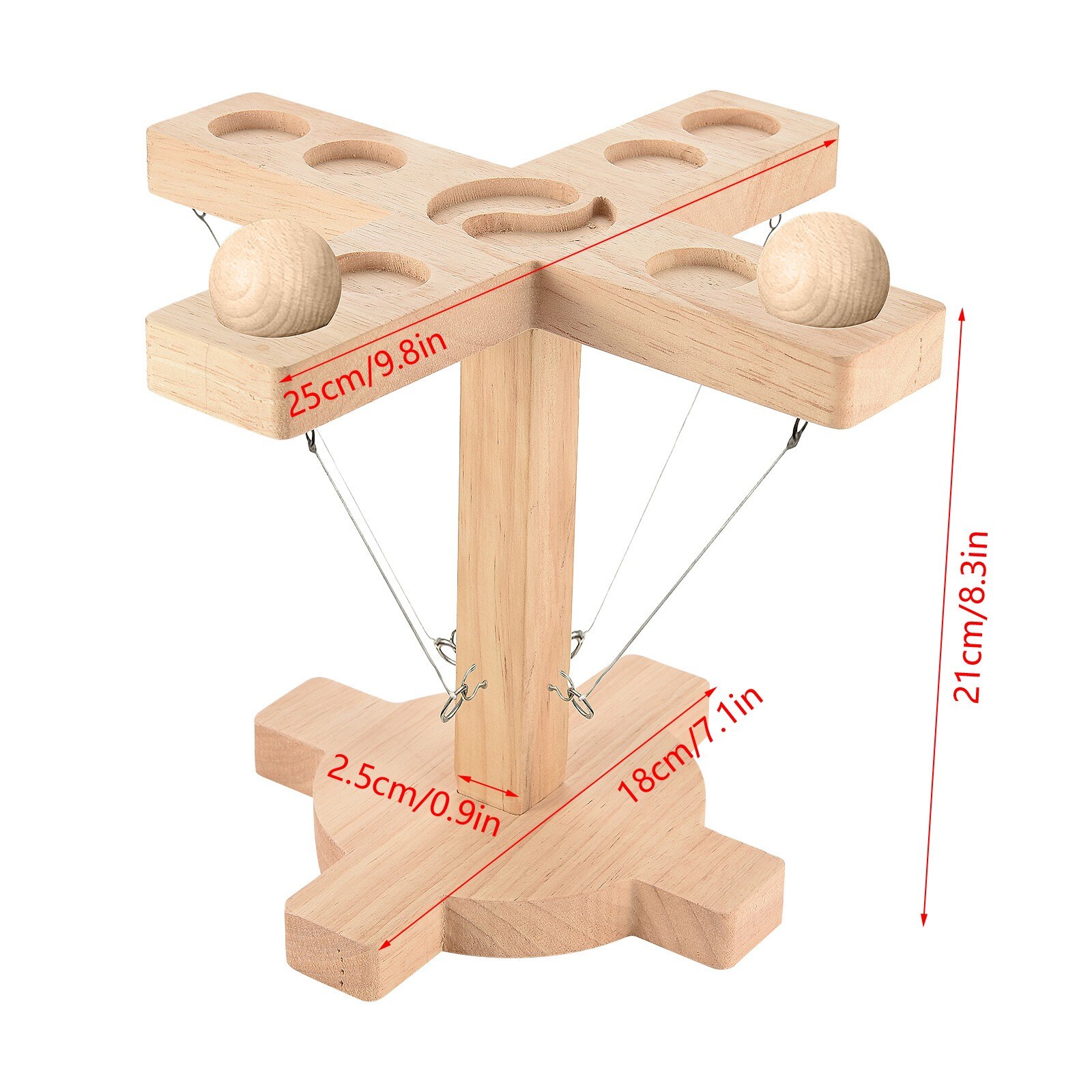 Party toys Leisure Industrial Style Bar Drink Shop Handmade Wooden Ring Toss Hooks Fast-paced Interactive Game For Bars Home