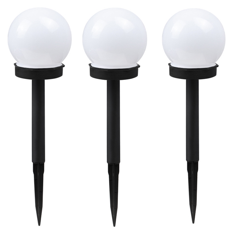 6 pcs/lot Solar Garden Light Waterproof LED Bulb Lawn Garden Light Outdoor Camping Night Lights Solar Powered Landscape Lamp: Yellow