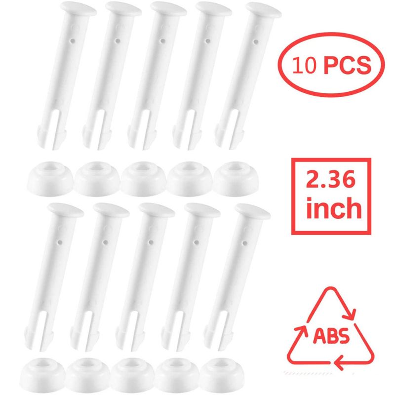 10 Stuks Plastic Zwembad Joint Pin En Afdichting Voor Intex 13ft-24ft Metalen Frame Zwembaden Met Rubberen Afdichtingen Zwembad Vervangende Onderdelen