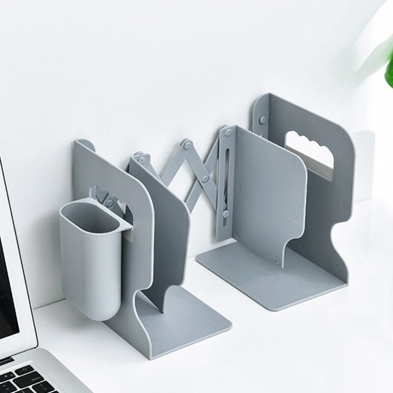 Verstelbare Boek Houder Boekensteunen Met Pen Houder Studenten Bureau Tijdschrift Bestand Houder Organizer Office Boek Stand Rack