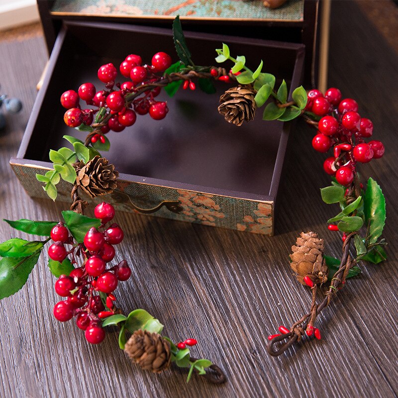 Bruden er hodet blomst farget frukt krans