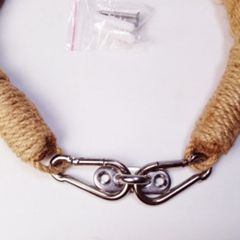 3 Hemp Rope Roll Holders Perforated Toilet Toilet Paper Storage Paper Holder