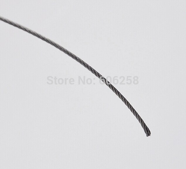 Stainless Steel Wire Rope / High Strength Durable / Soft Lifting Rope 2MM Traction rope 50Meter