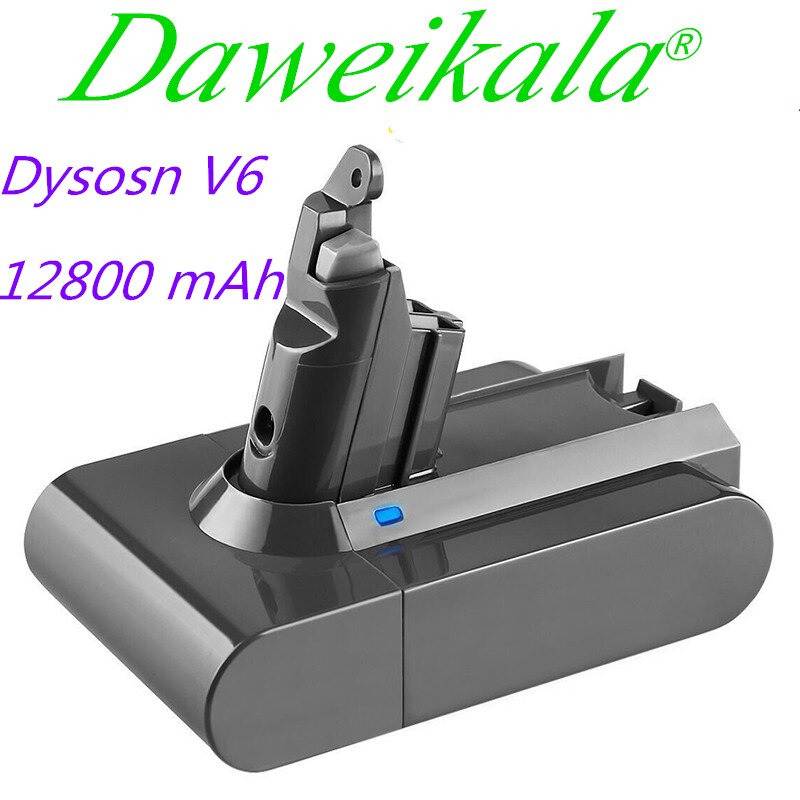 100%  originele 21.6v 12800 mah li-ion accu voor dyson  v6 dc58 dc59 dc62 dc74 sv09 sv07 sv03 965874-02 stofzuigeraccu  l30