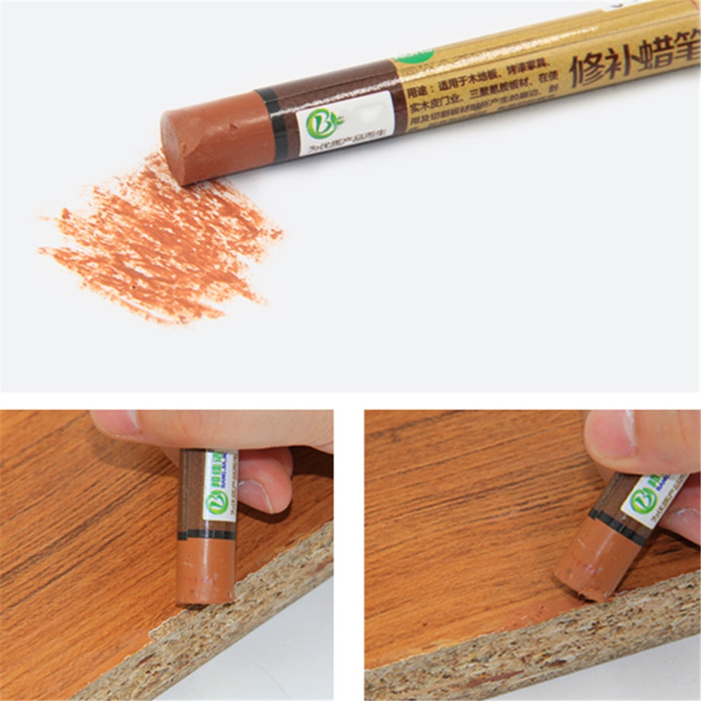 1 Pc Meubels Verf Vloer Wax Krijt Veilig Floor Reparatie Pen Kras Patch Verf Pen Hout Composiet Reparatie Tekening School pennen