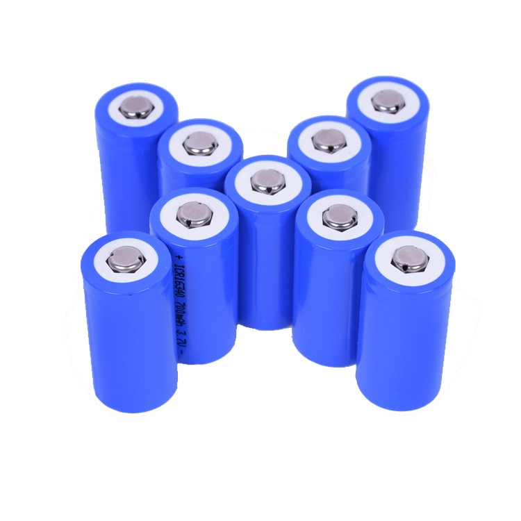 ICR 16340 700 mAh 3.7V Li-ion Rechargeable Battery