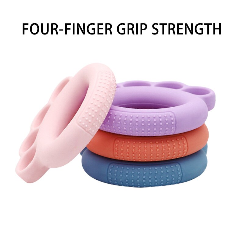 Siliconen Vier-Vinger Grijper Vinger Grip Ring Vinger Krachttraining Apparaat Fitnessapparatuur