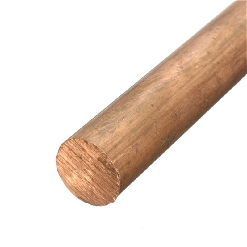 Barre ronde en cuivre de 3mm, diamètre perçage des métaux, 50-500mm de long