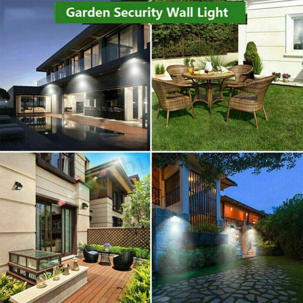 30LED Solar Power Motion Sensor Light PIR Security Outdoor Garden Wall Lamp
