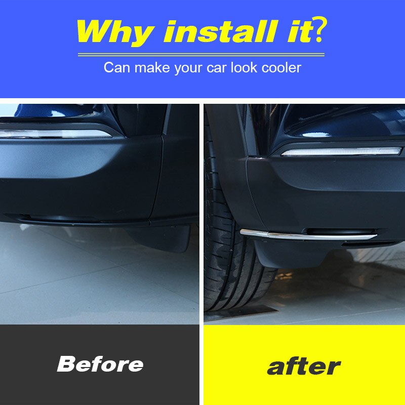 Parachoques trasero delantero de acero inoxidable para coche Mazda, decoración de esquina cromada, estilo de coche, accesorios de CX-30, 2022,