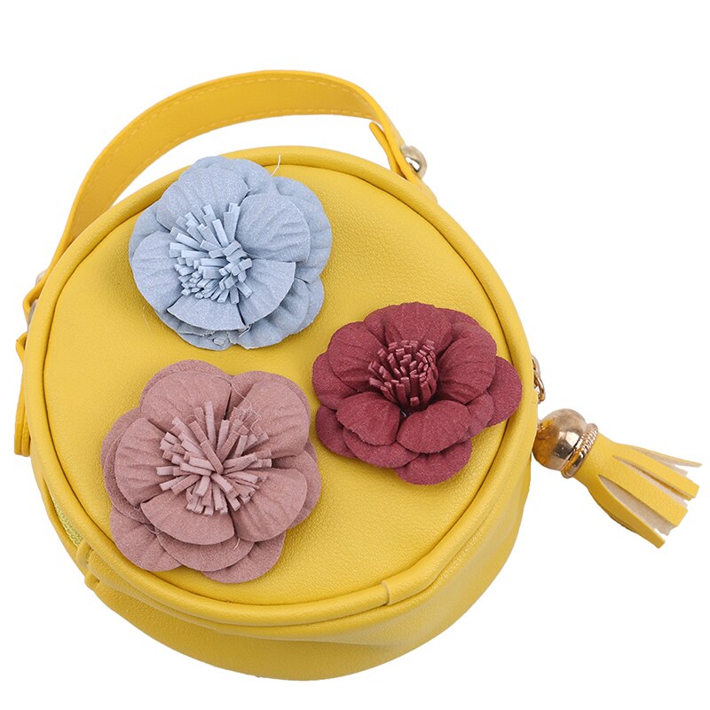 Girls Messenger Bags Children Kids Girls Princess Shoulder Bag Handbag Solid Bowknot Princess Coin Purses