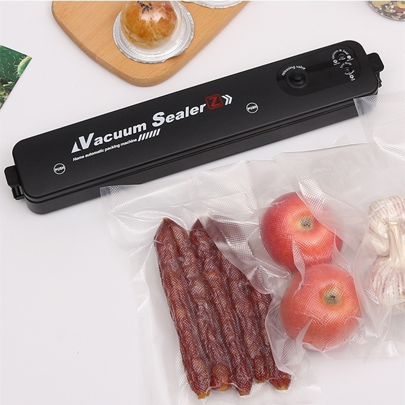 Huishoudelijke Vacuüm Voedsel Sealer 220V/110V Automatische Commerciële Huishoudelijke Food Vacuum Sealer Verpakking Machine Omvatten 10 Stuks tassen